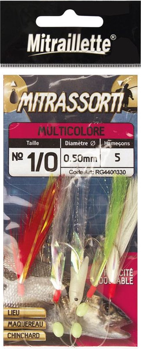 Ragot Mitraillette Mitrassorti Zeevis Onderlijn Multi Color H1/0