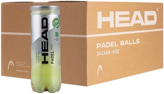 Head padel pro - padel ballen - doos 24 tubes