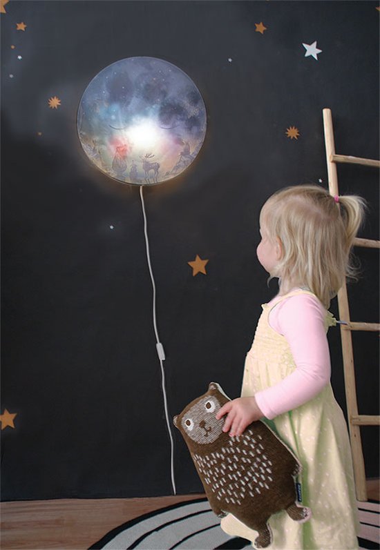 plafondlamp kinderkamer maan