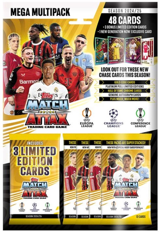 Topps Match Attax UEFA Champions League TC 2024/2025 – MEGA MULTIPACK | bol