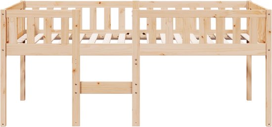 vidaXL Lit enfant sans matelas Pin massif 75x190 cm