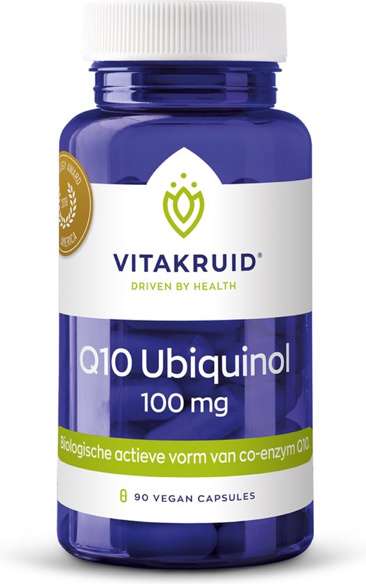 Foto: Vitakruid q10 ubiquinol 100 mg 90 vegan capsules