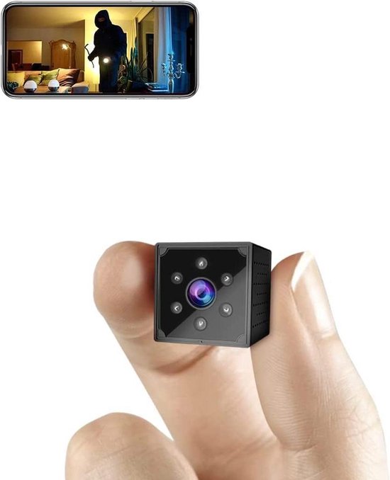 Mini Caméra Espion Sans Fil 1080P Full Hd Avec Audio Et Vidéo, Moniteur