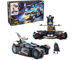 foto van DC Batman - Transformerende Batmobile 2-in-1 Batman-speelset met uniek Batman-figuur en Glider met licht en geluid