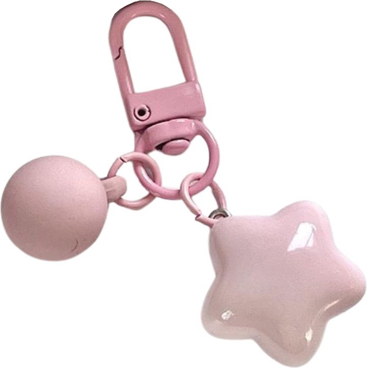 Ainy - Ster Keychain Roze | sleutelhangers voor kinderen en volwassenen | auto sleutelhouder speelgoed accessoires | cadeau voor haar