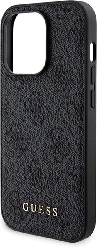 Guess - 4G - Ensemble de coques Métal Logo pour iPhone - 15 - Pro - + - 5000mAh - MagSafe - power bank - noir