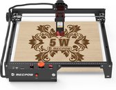 Bol.com Mecpow X3 5W lasergraveermachine met veiligheidsslot noodstop vlamdetectie gyroscoopsensor - EU-stekker aanbieding