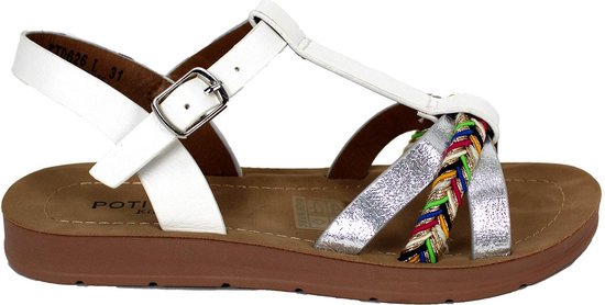 Witte Sandalen Maat Kindersandalen Meisje Lunella Sandalen Wit