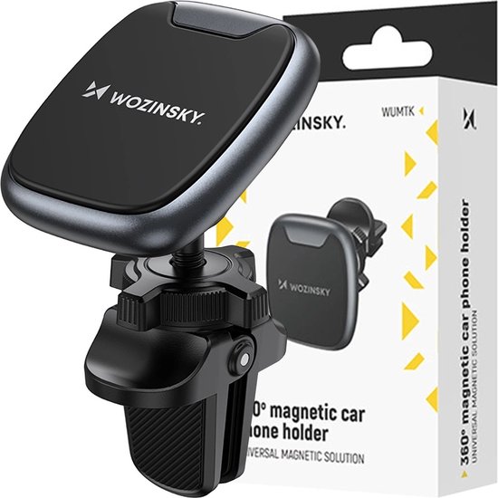 UGREEN Auto Telefoonhouder Magneet Ventilatie 360° Draaibare Auto GSM Houder met Sterke Magnetische Kracht en Metalen Haakclip Compatibel met iPhone 15 Pro Max Plus 14 Galaxy F34 S23 Huawei Redmi enz