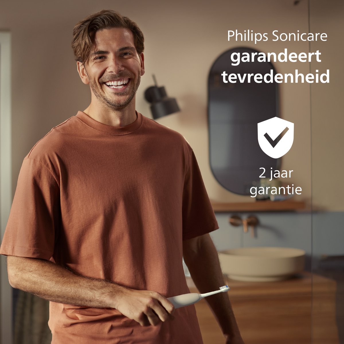 Afbeelding 3 van Philips Sonicare 5300 Series - Elektrische Tandenborstel - Wit - Wittere tanden - HX7108/01