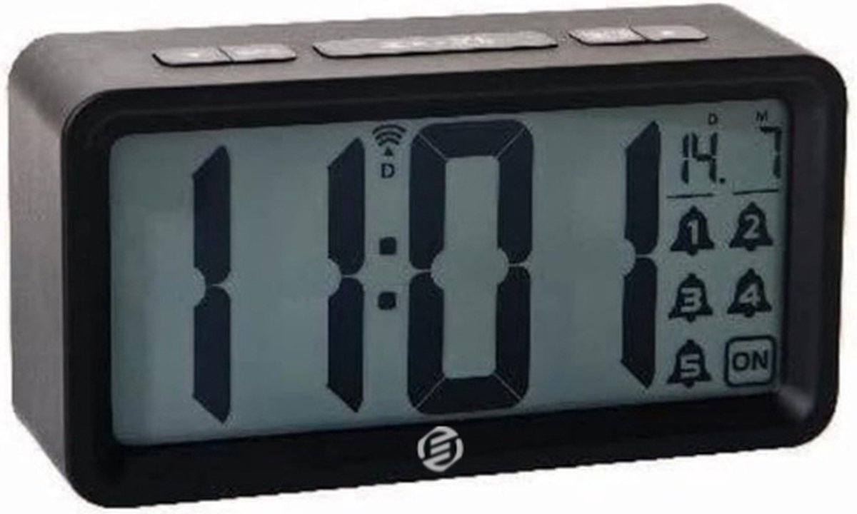 Equivera Wekkerradio Op Netstroom - Klokradio - Wekkerradio - Klokradio Met Wekker - Wekkerradio Dab - Wekker Dab Radio