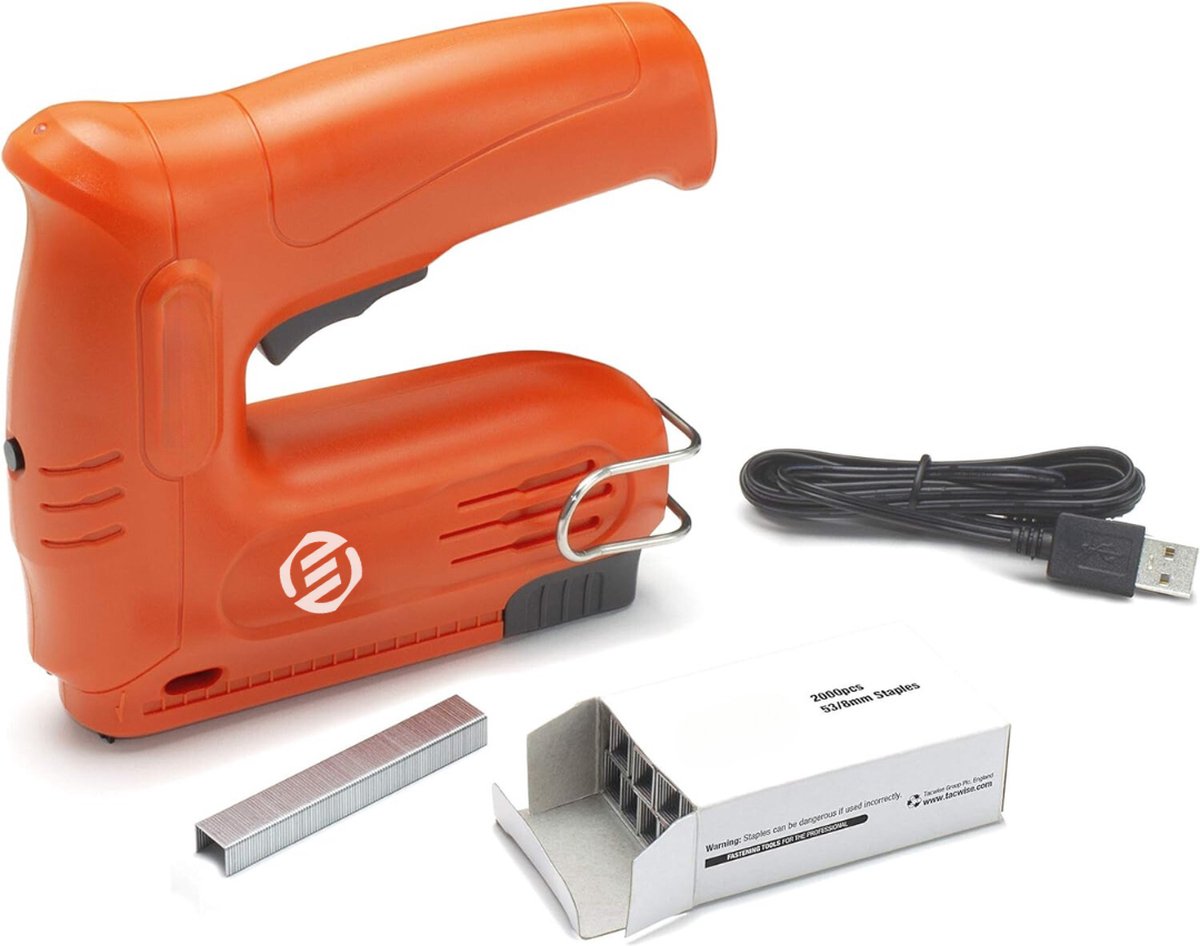 Equivera Nietpistool - Tacker - Niet Pistool - Nietpistool Draadloos