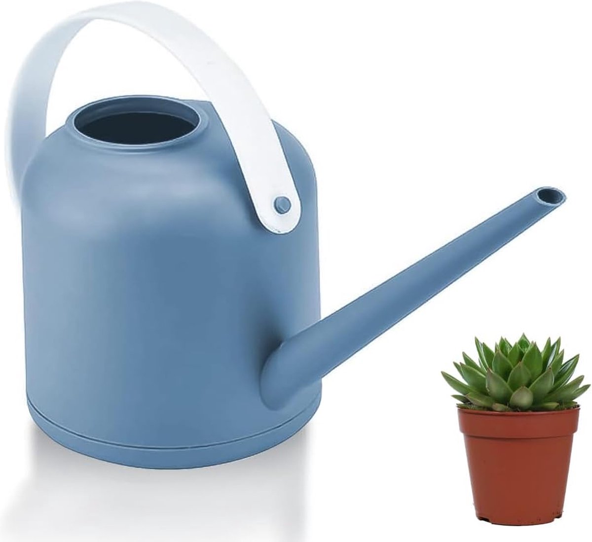 Handige Kunststof Gieter voor Kamerplanten en Buitenplanten met Lange Tuit
