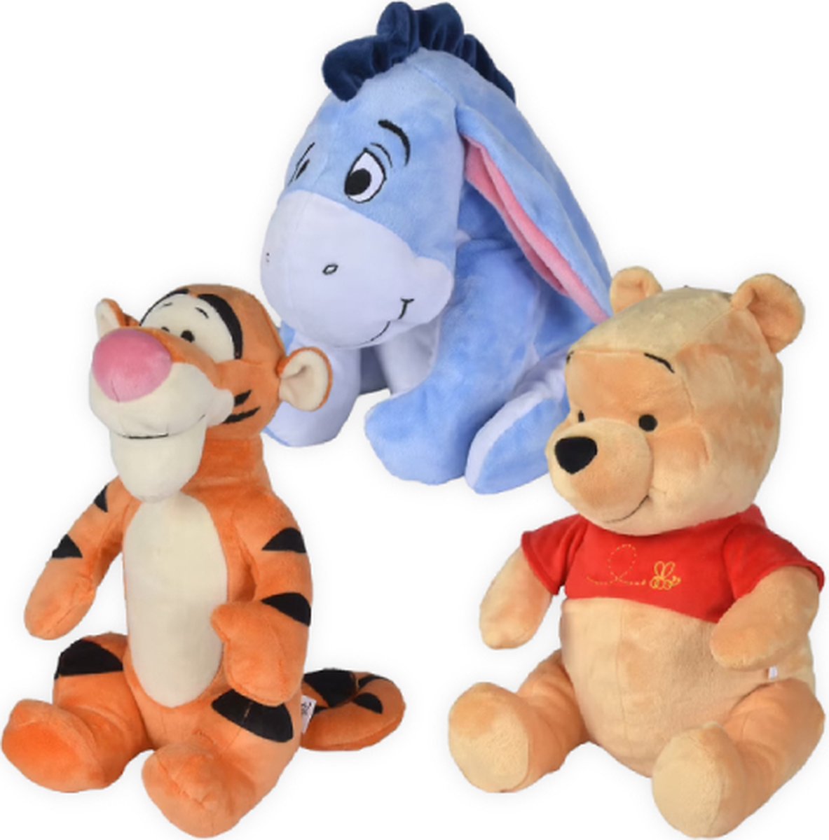 Winnie Tijgertje Iejoor 26 cm  Set van 3  Winnie de Poeh Disney Pluche Knuffel Disney Winnie the Poeh plush toy  Speelgoed knuffeldier knuffelpop kinderen jongens meisjes  Knuffels Winnie Tijgertje Knorretje Iejoor