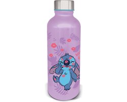 Stitch - aluminium waterfles - lekvrije draaidop - 0,755ml (lila)