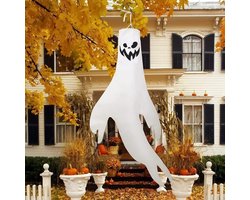 Equivera Halloween Decoratie - Halloween Versiering - Horror Versiering - voor Binnen en Buiten - Spin, Heks, Skelet, Pompoen en Spoken - 2024