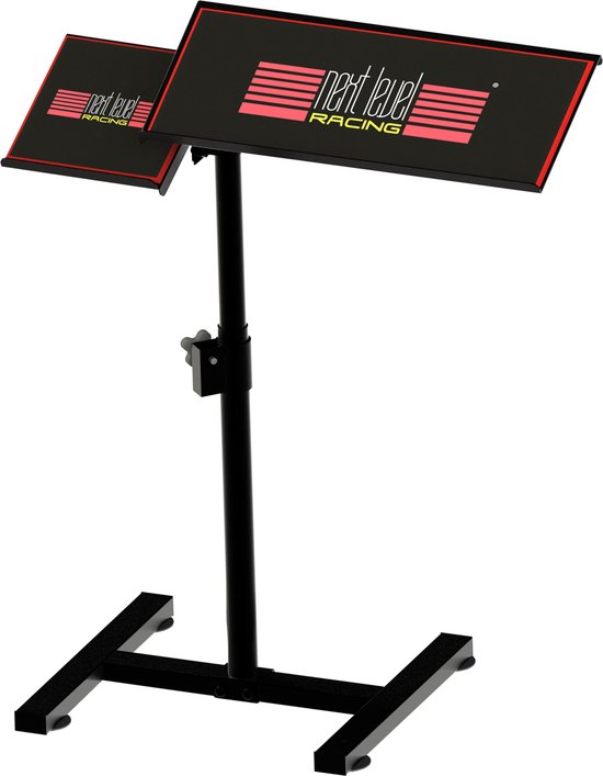 Next Level Racing - Free Standing Keyboard + Mouse Tray - Verstelbaar - Zwart/Rood van Next Level Racing — afbeelding 2