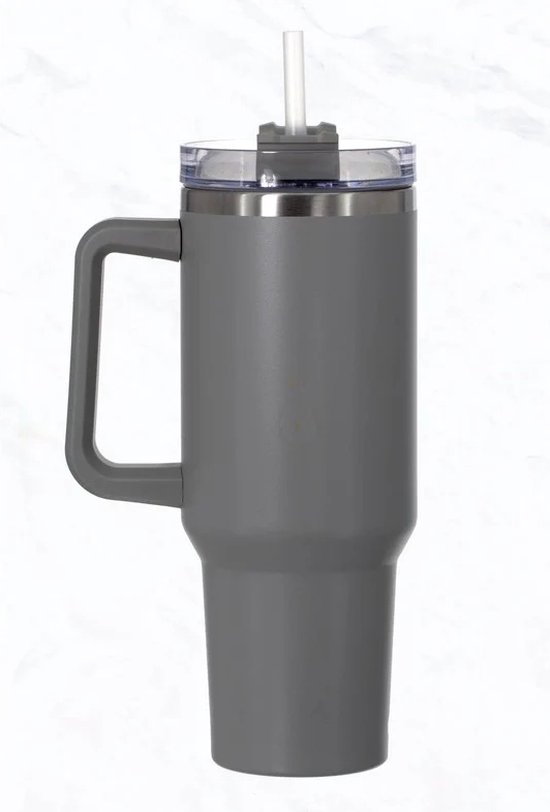 Roestvrijstalen walfontein, tumbler met handvat, 710 ml