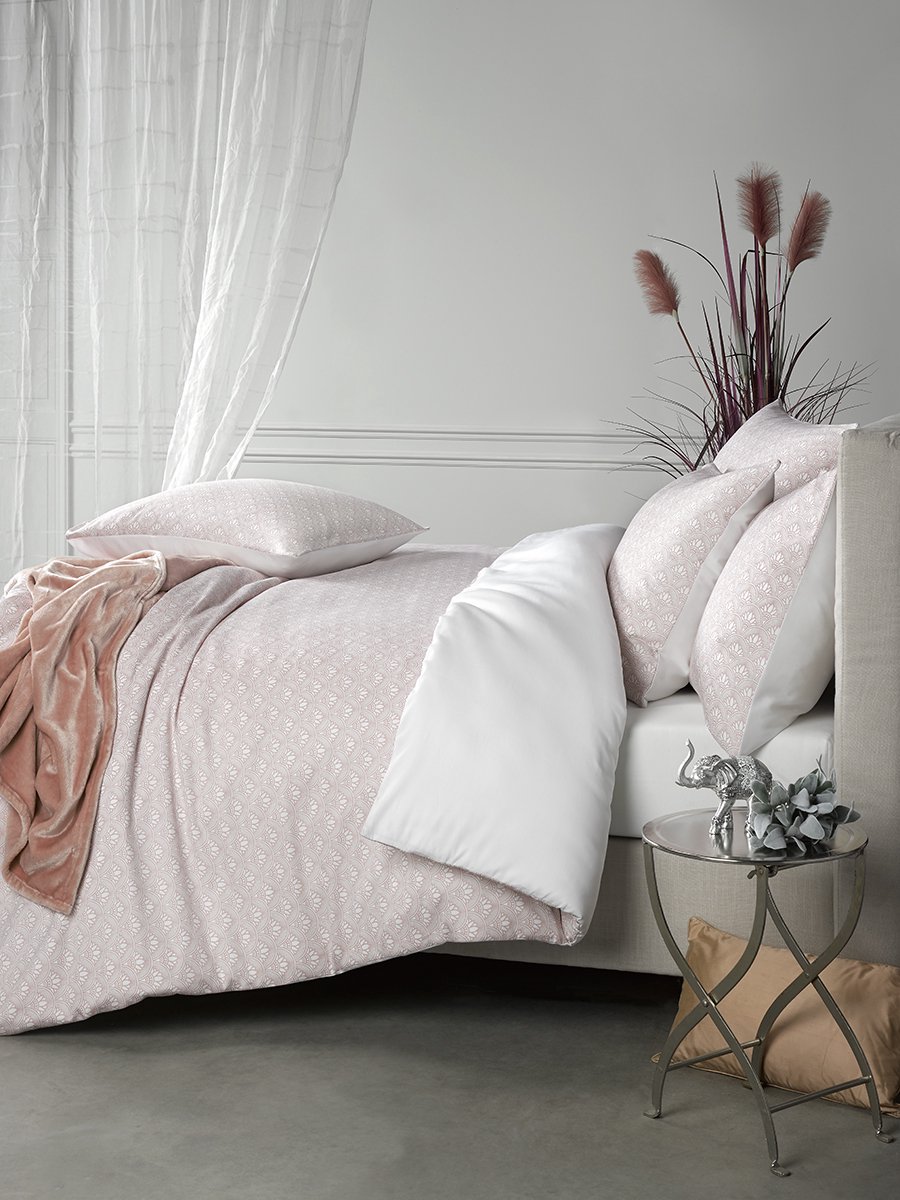 De Witte Lietaer Indian - Dekbedovertrek - Lits-jumeaux - 240x200/220 cm + 2 kussenslopen 60x70 cm - Indian mauve