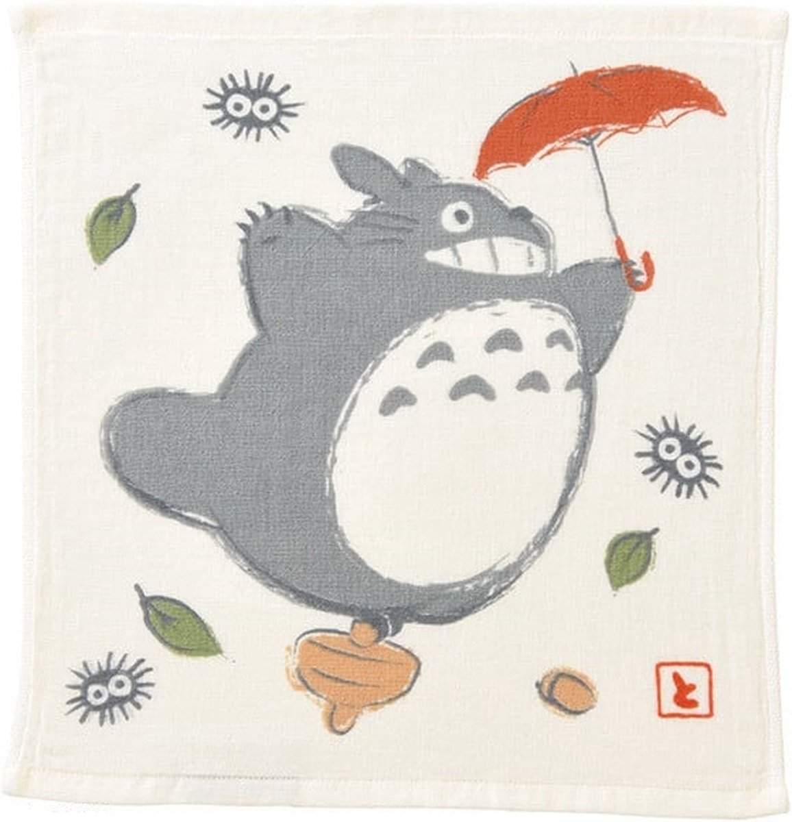 Ghibli - My Neighbor Totoro - Imabari Mini Handdoek Grote Totoro Paraplu 34X36cm