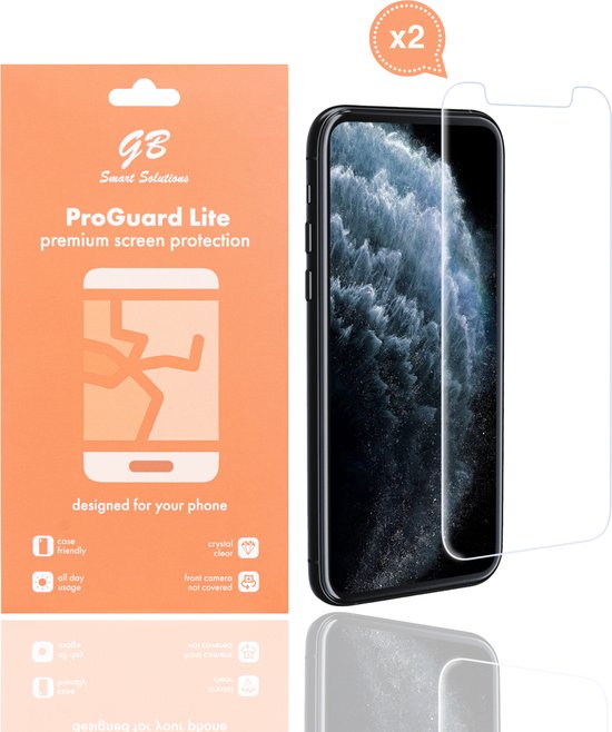Protecteur d'écran GB ProGuard Lite conçu pour iPhone Xs Max - 11 Pro Max - 2 pièces