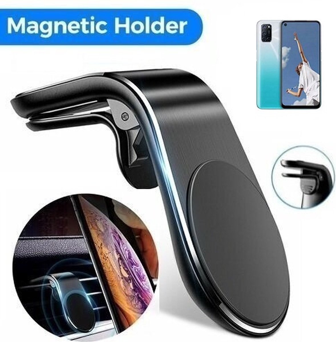 Oppo A52 Magnetische Telefoonhouder Auto