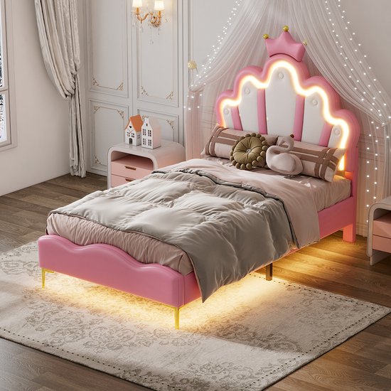 Pack Lit carrosse et Princesse - 140 x 70 cm