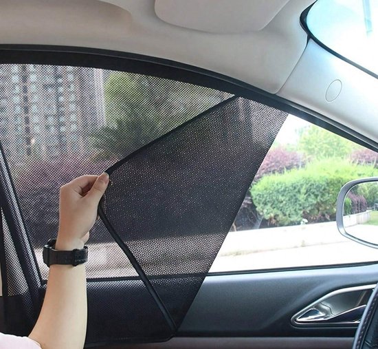 2 Stuks Auto zonneschermen - Magnetische Auto Zonnescherm - Zonnescherm Auto Zijruit - Auto Accessories Interieur - LOUZIR