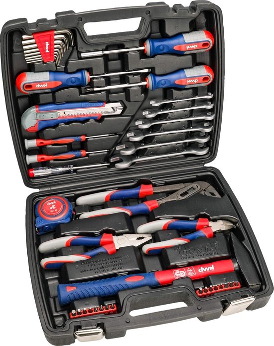 Gereedschapset roze - 16-delig - Voor reparatie en onderhoud in het huishouden