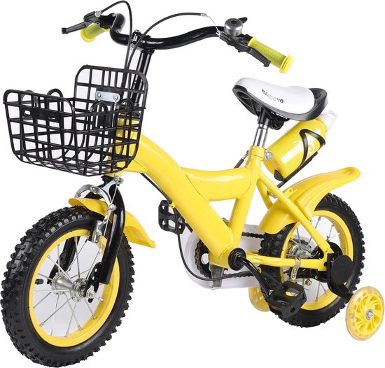 Vélo Hyper Bicycles 16 Moto16 pour enfants, avec roues d'entraînement, bleu Recommandé pour les