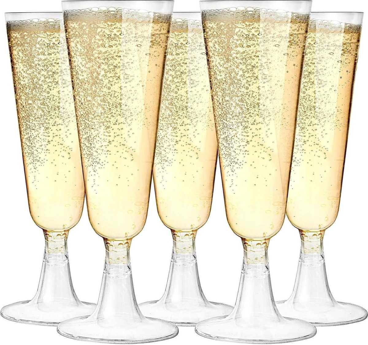 48 Plastic Champagneglazen voor Feesten en Speciale Gelegenheden Herbruikbare Kunststof Champagne Glazen Elegante Plastic Glazen voor Cocktails en Dessert