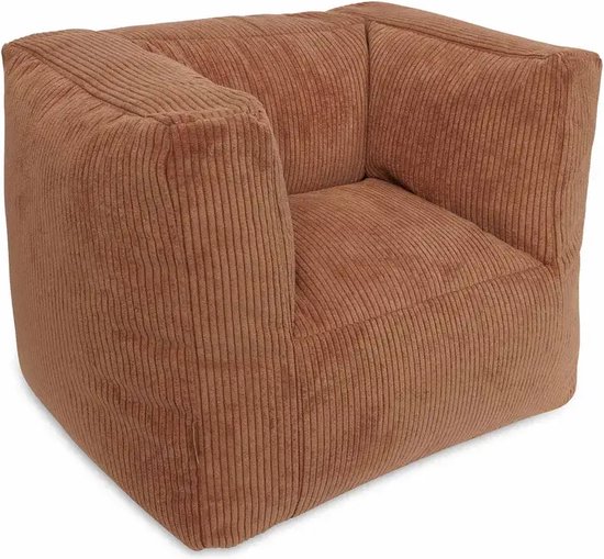 Foto: Jollein kinderfauteuil corduroy caramel kinder zitzak 1 t m 4 jaar