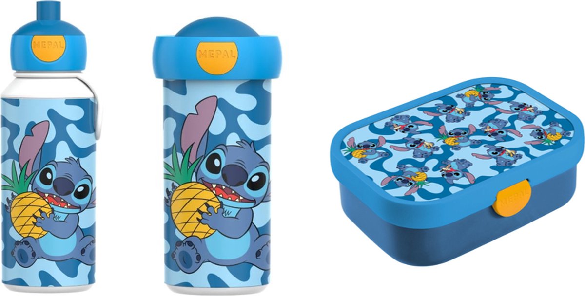 Goedkoopste Stitch Lunchsset Mepal 3 Delig