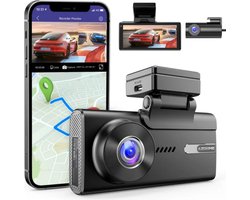 Azdome M580 Ultra 5K 2CH dashcam voor auto- met Full HD achtercamera - 4.0 Inch Touchscreen- GPS- WiFi - IR Nachtzicht- G-Sensor - Parkeerbeveiliging