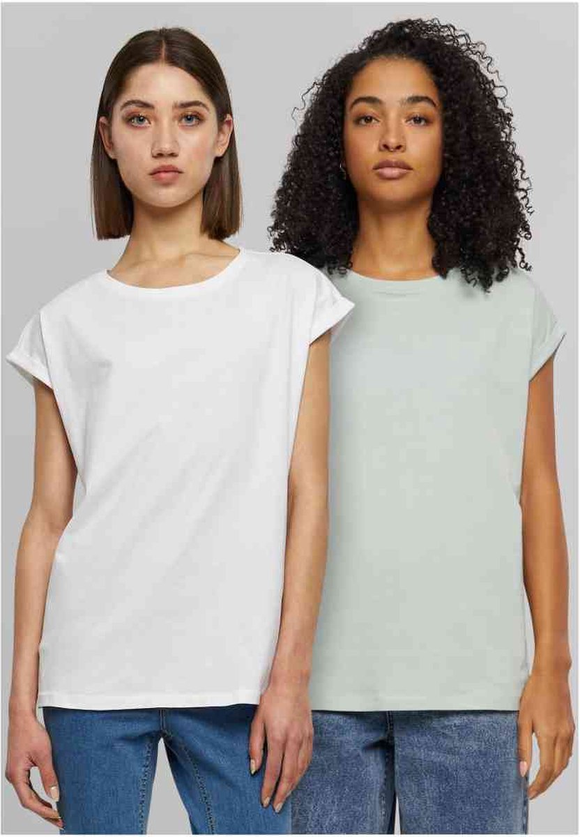 Urban Classics Extended Shoulder 2Pack Top XL Mintgroen