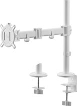 Bol.com One For All DM2120 Smart-line universele monitorsteun - enkele monitorarm - VESA 100x100 - wit aanbieding