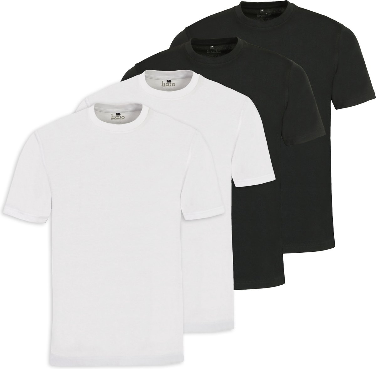 hajo T-shirt Verpakking van 4
