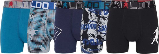 Cristiano Ronaldo 7 Trunk 5-pack Garçon MULTICOLORE - Taille 4(116/128)