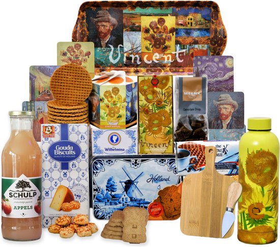 Van Gogh Holland Geschenkset vrouwen en mannen - cadeau - cadeaupakket - cadeauset - gifset - Hollandse cadeautjes