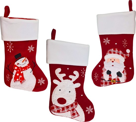 Set van 4 metalen haken voor het ophangen van kerstsokken aan de