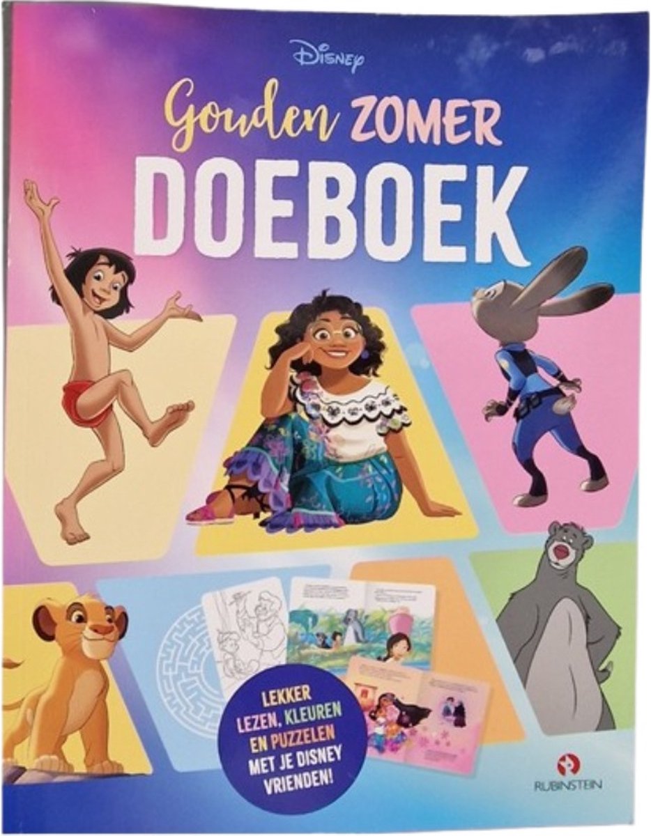 Disney Gouden Zomer doeboek - Tekenen - Zoeken - Activiteitenboek voor kinderen