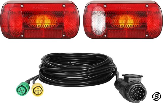 Equivera Siècle des Lumières de remorque - Set Siècle des Lumières de remorque - Éclairage de remorque - Siècle des Lumières de remorque