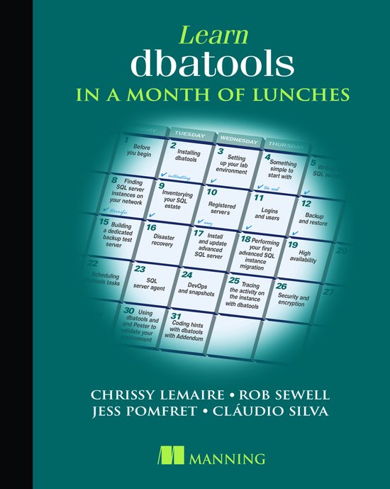 Learn dbatools in a Month of Lunches - cover
