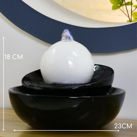 Yoga fontein met LED-verlichting kamerfontein tafelfontein tuinfontein helende steen Zen fontein (perzik maansteen Yoga fontein met LED-verlichting kamerfontein tafelfontein tuinfontein helende steen Zen fontein (perzik maansteen