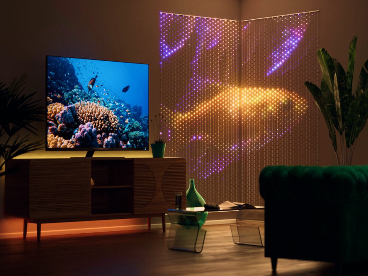 Twinkly Matrix RGB - 500 lamps (0,5x2,4m) Transparant – foto 5