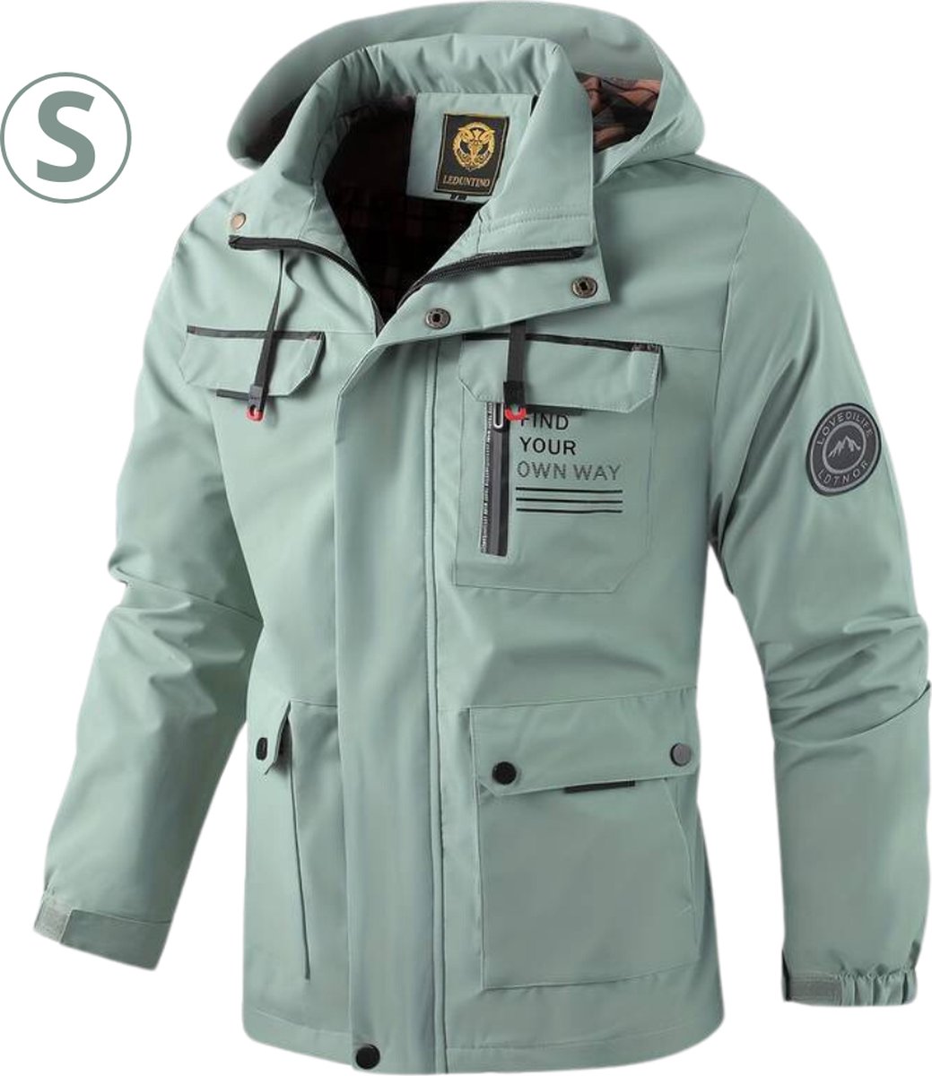 Bovista Winterjas Voor Heren Parka Winter Jas Volwassen Licht Groen