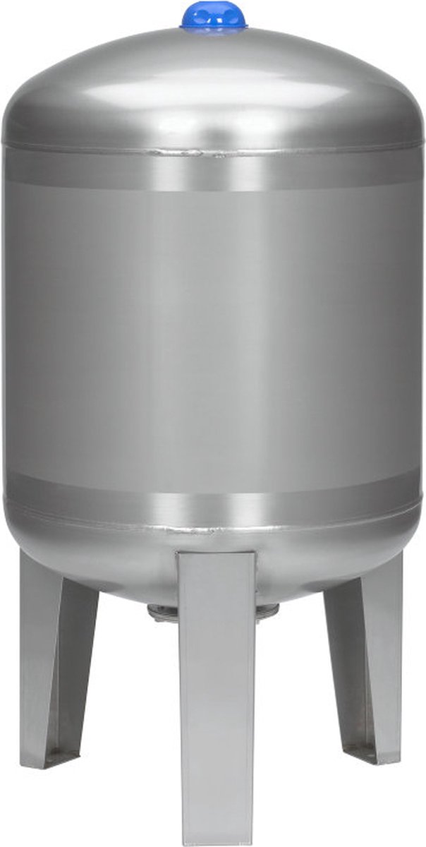 Varem expansievat, verticaal, voordruk 2 bar, rvs, 1", 100 liter