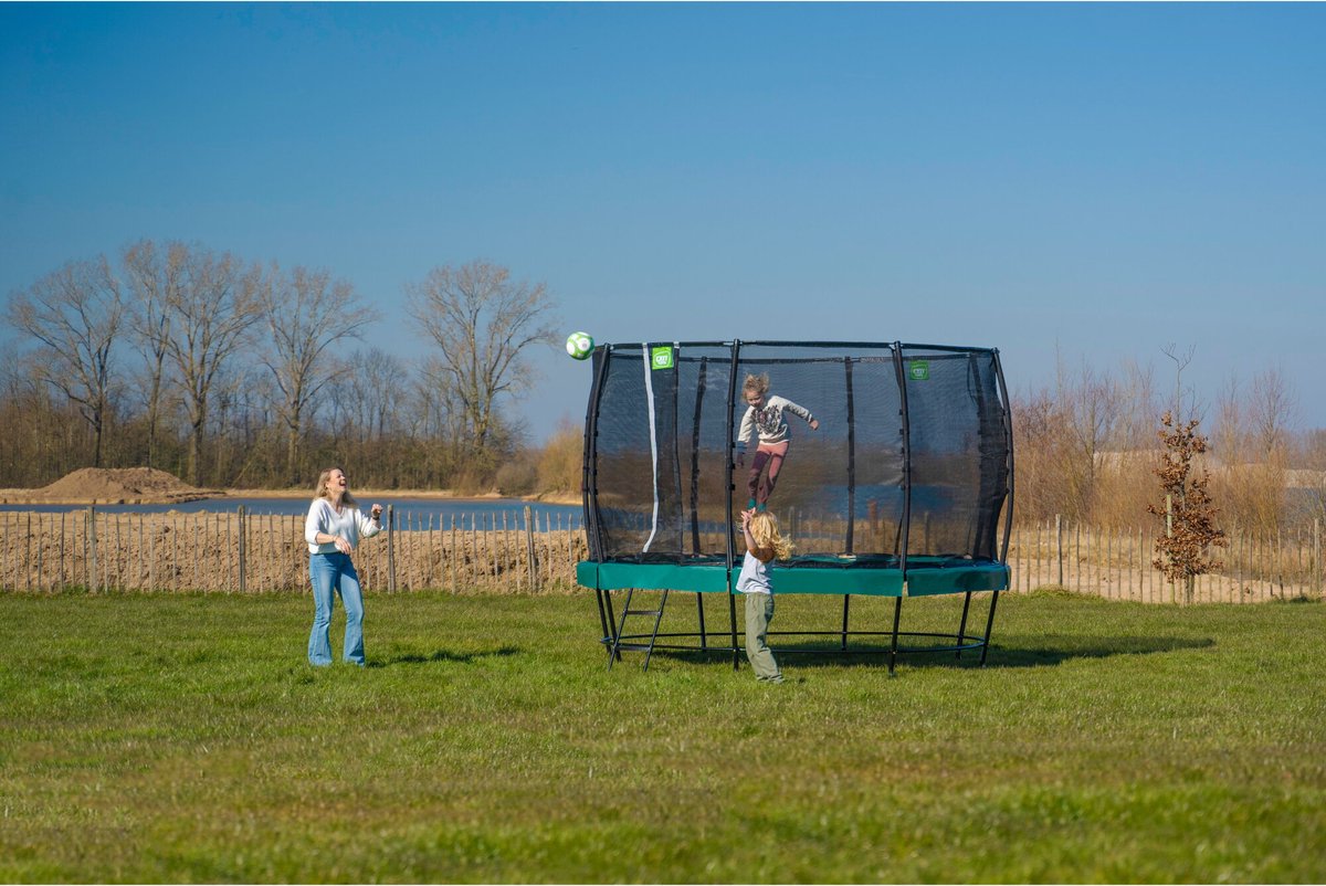EXIT Lotus Premium trampoline ø366cm - zwart