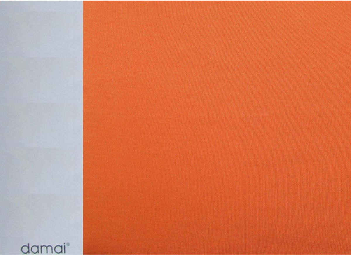 Damai Double Jersey Hoeslaken - Peuter - 70x150 cm - Orange