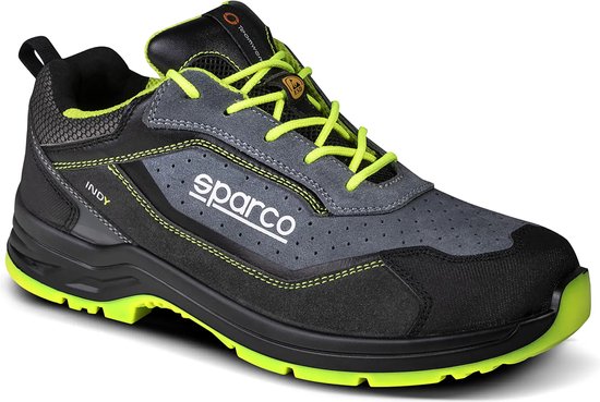 Sparco INDY TEXAS | Chaussures de sécurité S1 ESD | 38 / noir-gris | Chaussures de travail | 0753838GSGF